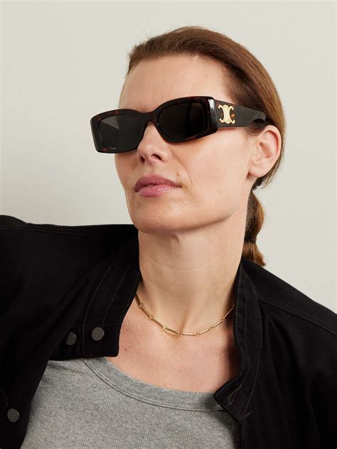 celine tortoiseshell square